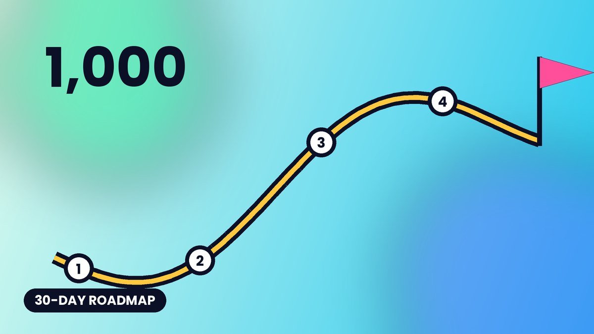 Zero to 1,000 Subscribers: The 30-Day Roadmap
